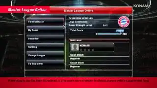 Официальный трейлер Мастер Лига в PES 2014