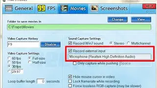 How to Change Your Microphone on Fraps