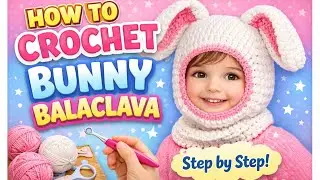 Малгай нэхэх хялбар арга (Crochet Bunny Balaclava) #knitting #knittinghat #crochet #balaclava
