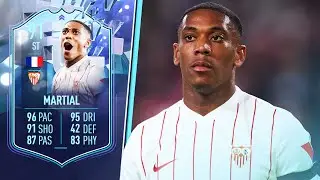 SERIOUSLY LETHAL STRIKER! 🇫🇷 91 Fantasy FUT Anthony Martial Player Review! FIFA 22 Ultimate Team