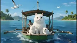 Island Hopping with Mama Cat  in the PHILIPPINES | Nursery Rhymes  for kids