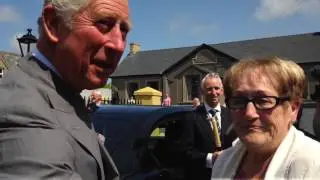 Prince Charles visits Portico in  Portaferry