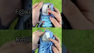 Air Jordan 4 University Blue Real vs Fake,Can you see the difference? #unboxing #airjordan #nikedunk
