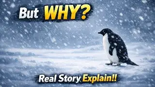 Why Is This Penguin Alone? | Real Story Explained 🐧❄️
