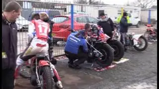 Great Britain Youth Speedway Team Training On The Isle of Wight