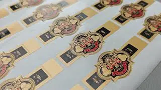 Self-adhesive Wine Label for Liquor and Red Wine.
