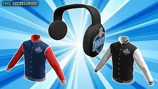 [FREE ACCESSORIES] HOW TO GET NFL Draft Headphones & NFL Black/Red Jacket! (ROBLOX NFL TYCOON EVENT)