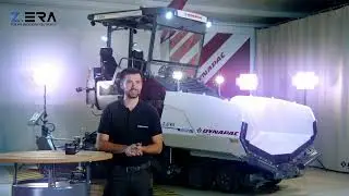 Conheça a nova pavimentadora elétrica Dynapac SD 1800W e.