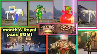 BGMI Month 6 Royale Pass 1to 50 RP full Rewards Month 6 Royal Pass BGMI and PUBG Month 6Royale Pass🔥