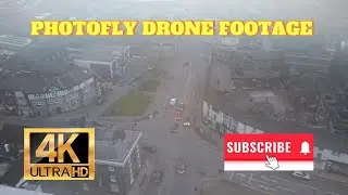 DRONE FOOTAGE ABOVE BURSLEM TOWN