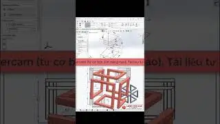 Vẽ khung h&agrave;n tr&ecirc;n solidworks weldments #khoahocsolidworks