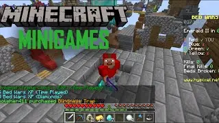Relaxing Minecraft MiniGames! - No Mic - BedWars, UHC Runs, more...