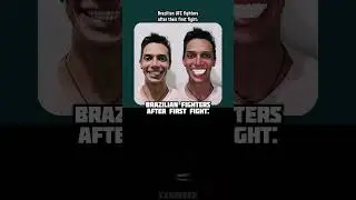 Brazilian UFC fighters after their first fight a#ufc #mma #shorts