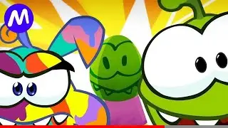 Om Nom Stories | Painting Colorful Easter Eggs! | Kids Show | Fun Time | Creepy Crawlies