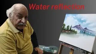 Modüler Resim 4 : Su yansıması #waterreflection #landscapepainting #fineart #art #artistlife