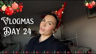 Сочельник 🎄 | Прогулка с собакой | Работа официанткой | VLOGMAS, День 24