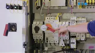 Main Disconnect Switch with Rotary Handles