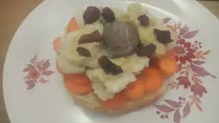 Hamburger poisson carotte olive.