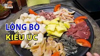 LÒNG BÒ ĐI BỘ ÚC đặc biệt lạ miệng trên phố Quan Hoa Cầu Giấy #hnp