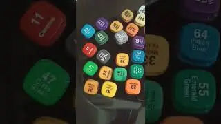 Touch COCO markers 48 pcs #unboxing #markers #artbooks