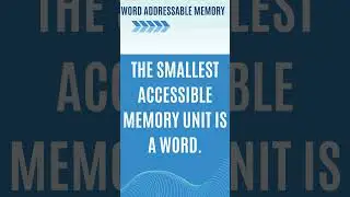 word and byte addressable memory 