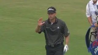 Williams birdies No. 18 in Round 2 of the Wyndham Championship