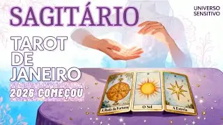 SAGITÁRIO JANEIRO 2026 | Você merece essa vida nova! FELIZ 2026! 