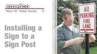 How to Install a Sign on a U-Channel Post | Emedco Video