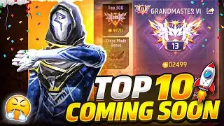 Region Top 10 Coming Soon 🔥| Grandmaster Top 1 Pushing