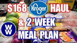 Kroger Grocery Haul August 2022🛒 & WW (Weight Watchers) Meal Plan| Two Weeks of WW Friendly Dinners