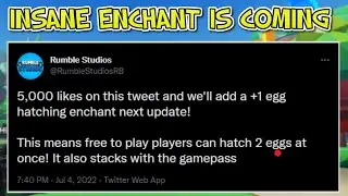 NEW OP ENCHANT COMING TO MINING SIMULATOR 2