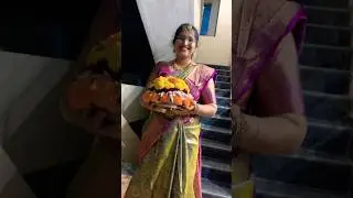 #batukamma #dussera #telangana #festival #flowers #traditional #saree #shorts #trending #shortvideo