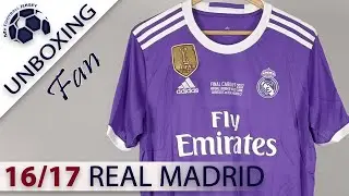 Real Madrid Away Retro Jersey 16/17 Ronaldo (FC24Shop) Fan Version Unboxing Review