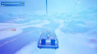 Fortnite_ DeLorean 88 miles per hour.