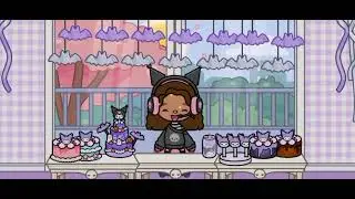 Toca boca kuromi d&eacute;gustation💜🖤