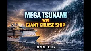 🎬 MEGA TSUNAMI vs World&rsquo;s Largest Cruise Ship | AI Ocean Disaster Simulation