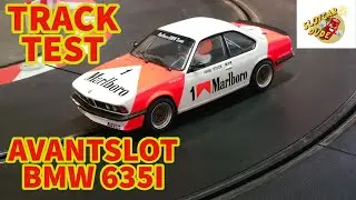 AVANTSLOT BMW 635i - TRACK TEST #slotcar #slotcarracing #slotcars #slotcarsareback @avantslot8911