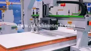 Panel furniture cutting line: Gantry loading and unloading