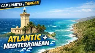 &ldquo;Cap Spartel,Tanger | Where Atlantic Meets Mediterranean 🌊 |Travel Vlog&rdquo; ✅ #sauravjoshivlogs #viral 