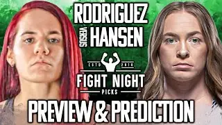 UFC 273: Piera Rodriguez vs. Kay Hansen Preview & Prediction