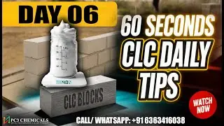Day 06 | 60 Seconds Daily Tips for CLC Block Manufacturing