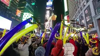 NYE from Times Square. 2020 bucket list check off @chucky_tm on the visuals.