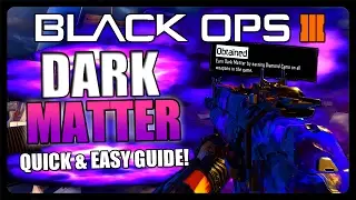 ★Black Ops 3: QUICK & EASY DARK MATTER CAMO - Tips and Tricks! (Call of Duty BO3 Multiplayer)