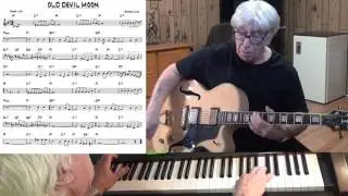 OLD DEVIL MOON - Jazz guitar & piano cover ( Burton Lane )