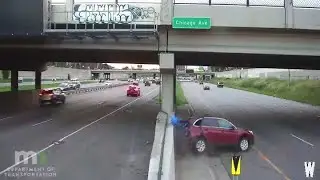Minnesota: Driver Crashes Directly In Front Of Ground-Level MnDOT Traffic Camera