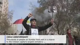 Chileans march to honor memory of Pinochet's victims, 46 years after coup