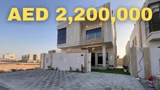 Brand New 5 Bedroom Villa for Sale in Ajman Al Helio Ready to Move In