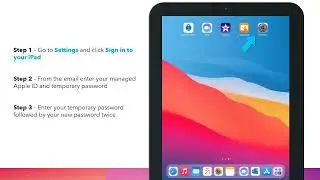 Signing in to Managed Apple ID - including verification email