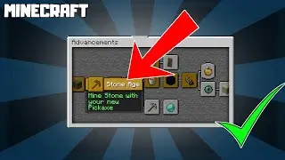 MINECRAFT | How to Get STONE AGE Advancement