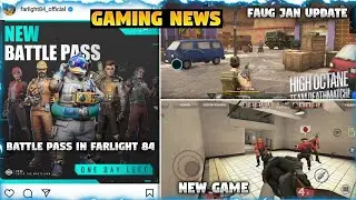 FAUG JAN UPDATE | FARLIGHT 84 NEW BATTLE PASS | NEW MULTIPLAYER GAME | GAMING NEWS #1 #gamingnews